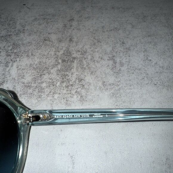 Kate Spade Karrie Sunglasses Blue/Gray Azure Silver 52mm NWT - Picture 7 of 9